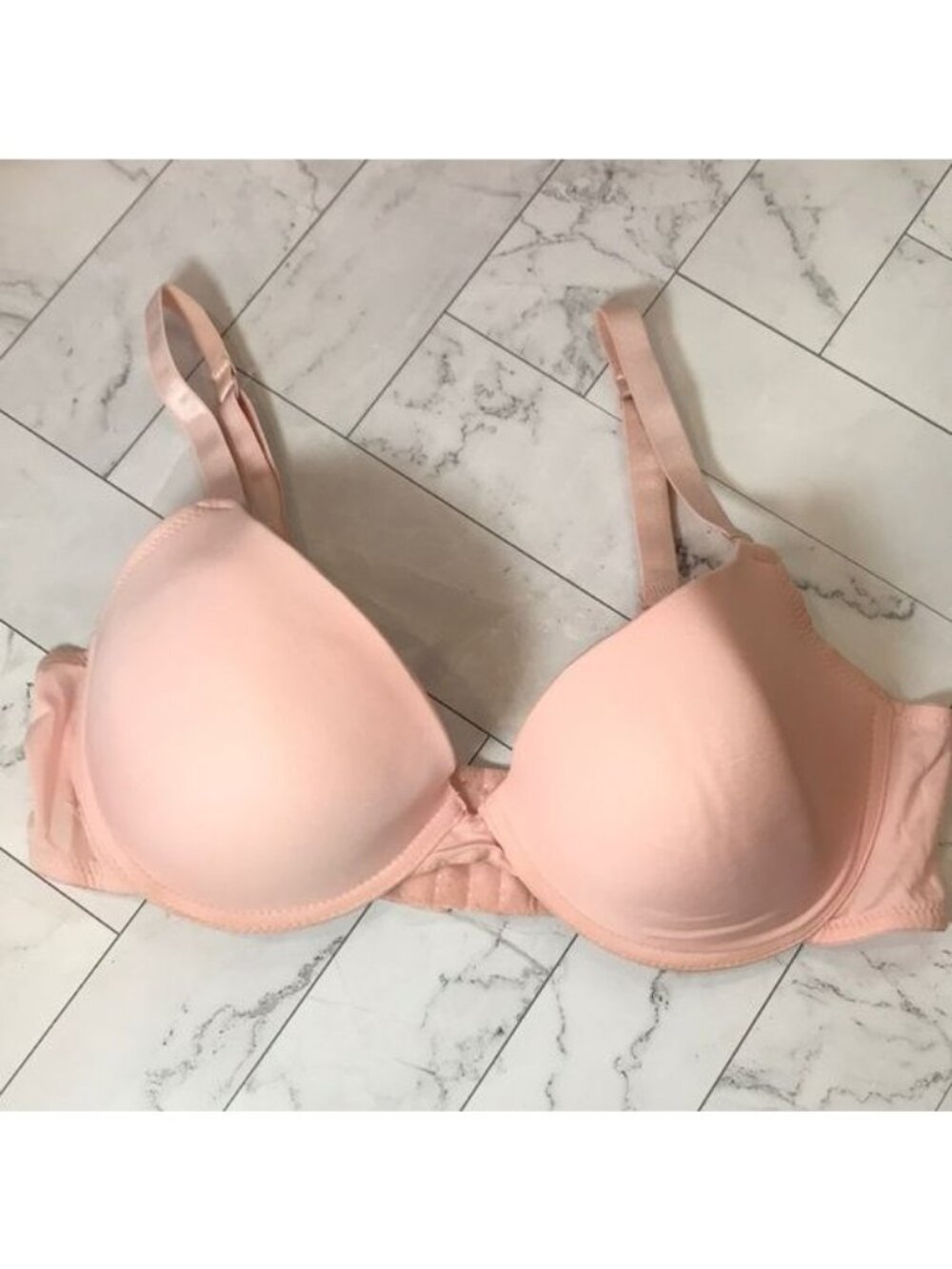 Joe Boxer Womens Padded Bra Light Pink UNDERWIRE PLUS SIZE 36D
